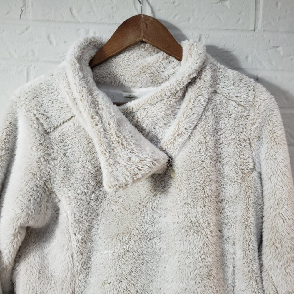 St. John's Bay Active Sherpa Faux Fur Pullover S
